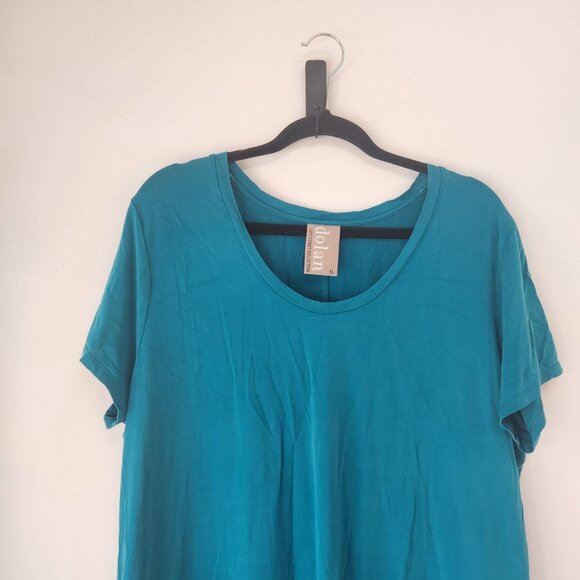 Anthropologie Dolan Left Coast Collection Blue Shift Dress Loren Tunic XL - Picture 4 of 8